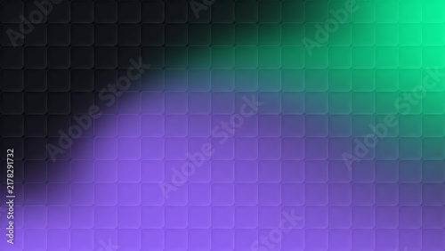 Obraz na płótnie Abstract purple and green cubic glass gradient background 