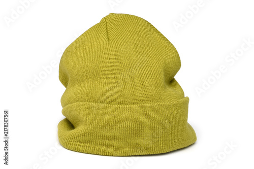 Obraz w ramie Warm woolen knitted hat