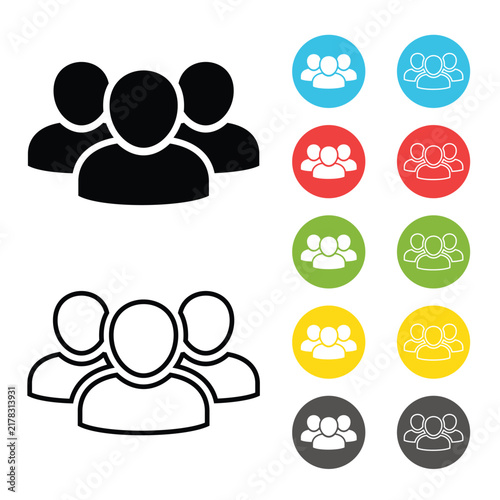 Vector illustration of social network icons