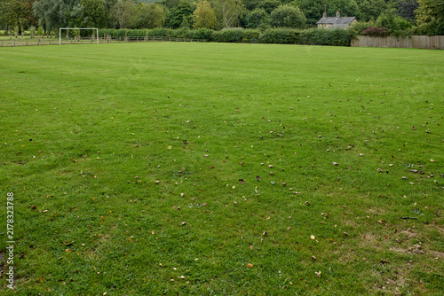Even after a long period of drought, the communal football pitch surface looks in good shape