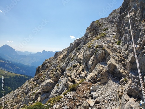 Klettersteig auf die Porze