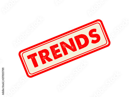 Trends vintage stamp design