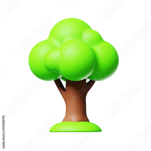 Tree Nature 3D Illustration