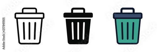 Trash Alt Delete Bin Icon