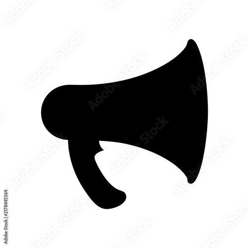 Plakat vector loudspeaker icon