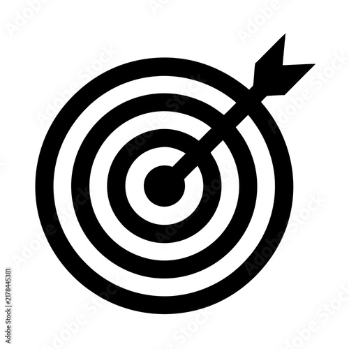 Plakat target and arrow