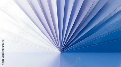 Bright light rays spreading through air illustration