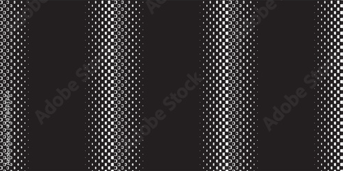 BW Halftone Pillar Background Vertical Stripes Dots Squares Geometric Vector