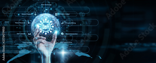 Canvastavla Crypto investors holding hands up to support decentralized finance apps