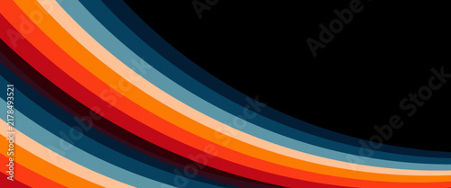 Vintage Striped Backgrounds, Posters, Banner Samples, Retro Colors from the 1970s 1980s, 70s, 80s, 90s. retro vintage 70s style stripes background poster lines. shapes vector design graphic 1980s