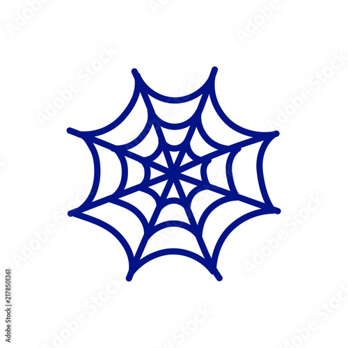 Halloween Spider Web Cartoon Icon