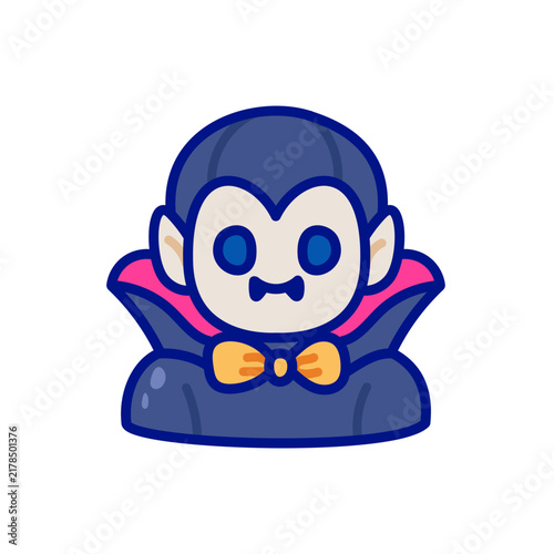 Halloween Vampire Cartoon Icon