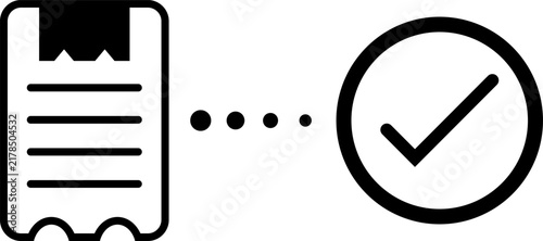 Receipt Verified Document Success Icon