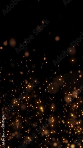 Embers Sparks Looped Overlay for Dynamic Social Media Content