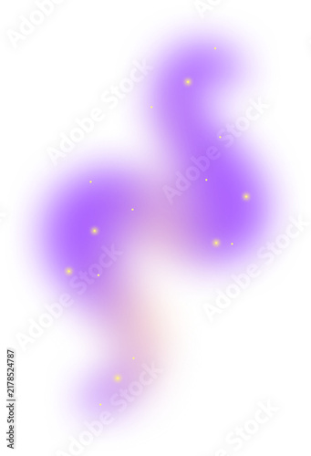 magical effect glowing light