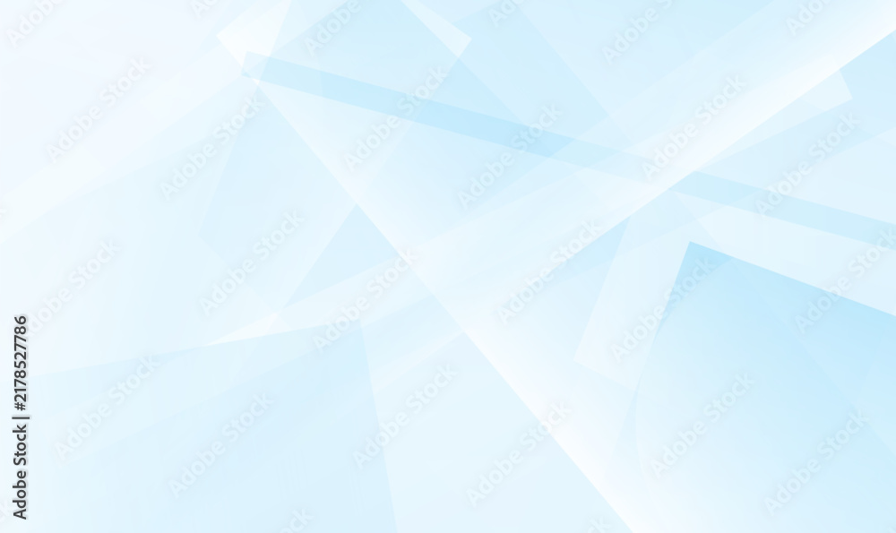Fototapeta premium Abstract Light Blue Geometric Overlapping Crystal Lines Vector Background Illustration