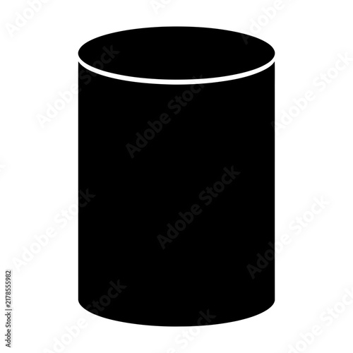 Black Cylindrical Object Abstract Close Up View