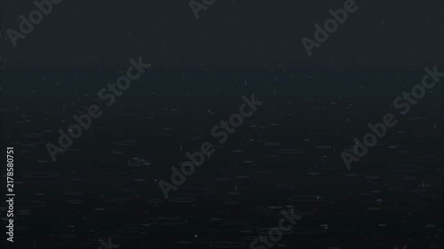 Dark cinematic film grain texture with falling particles