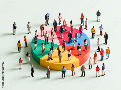 Business demographics, idea or concept