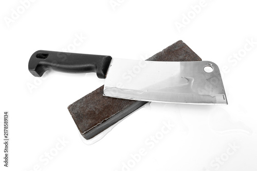 Bild auf Leinwand Essential tool for kitchen sharpening and knife care