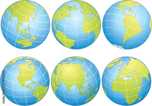 Set Of Globe