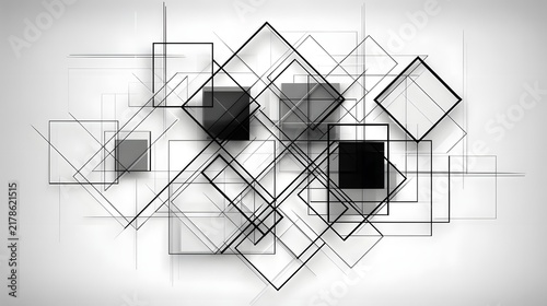composition combining rough sketch lines with smooth digital gradients and light effects