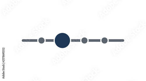 Minimalist Progress Timeline Bar Graphic Element