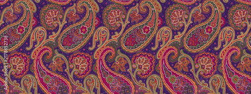 seamless pattern with flowers and leaves