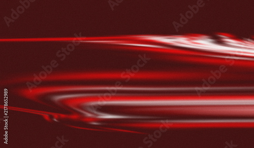 Abstract Red and Silver Flowing Light Streaks Background