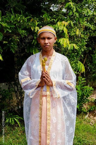 Thai Theravada Buddhist Ordination Ceremony