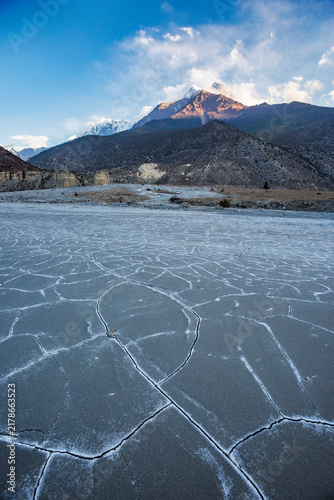 Gandak river valley  near the village of Martha. Nepal, Himalayan mountains