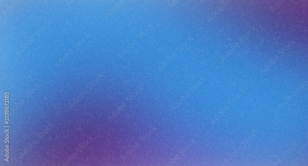 Fotografie Vibrant Blue and Purple Abstract Gradient Background with Soft Grain Texture