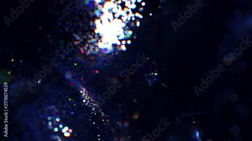 Soft abstract bokeh with rainbow highlights, creating an atmosphere of dreaminess and lightness. Bokeh overlays. Can be used as overlay elements for design projects. 