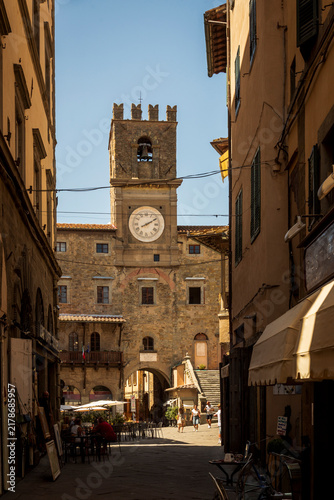 The city of Cortona, Tuscany, Italy.
