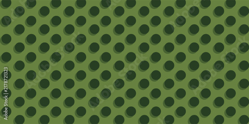 Green darkgreen polka dot seamless pattern vector