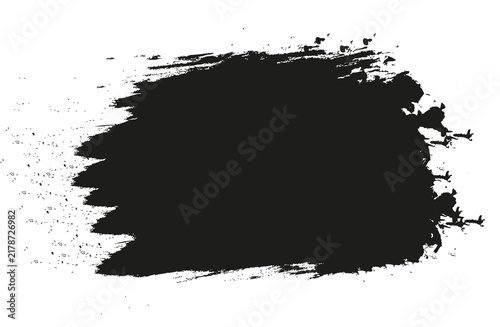 Plakat black ink splat