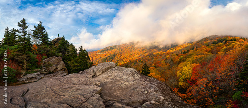 Photography autumn in the blue ridge mountains