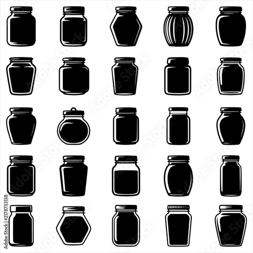 Jam Jar Silhouette