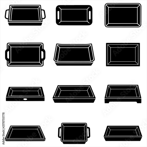 Serving Tray Silhouette
