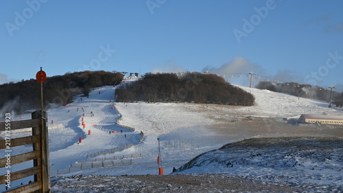 Foto Paysages montagneux enneigé