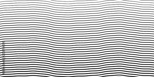 Seamless wavy gray lines on a textured background creating a subtle dimensional effect for graphic design