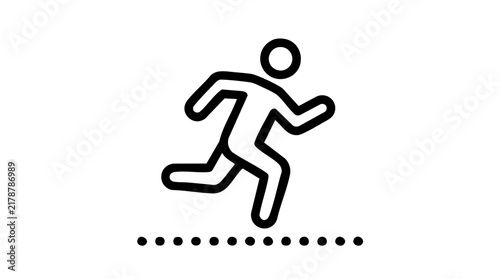 running man silhouette