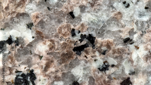 Canvastavla Natural polished pink granite slab texture with crystalline quartz, feldspar, an