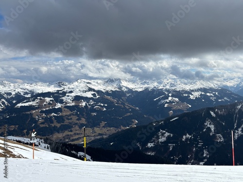 bad weather over the skiing resort
