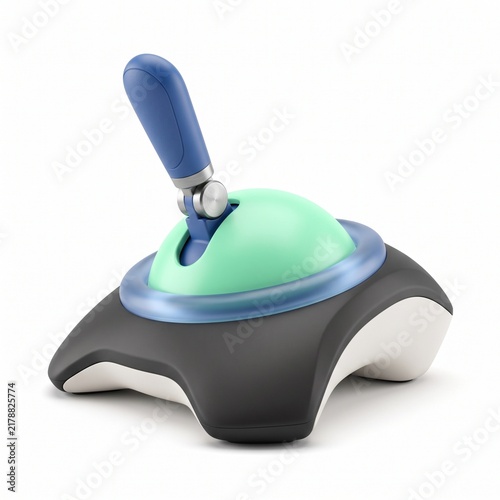 Adaptive Computer Access Joystick, 3D Render Ergonomic Assistive Technology Device