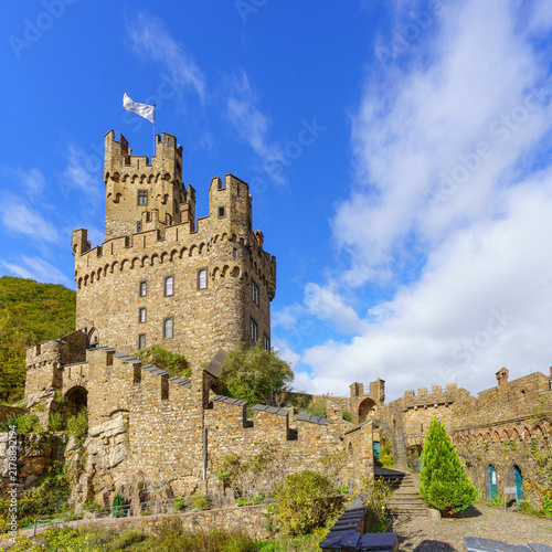 Sooneck Castle, in the Rhine River valley