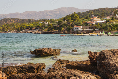 view of the coast of Greece