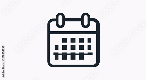 calendar icon vector illustration
