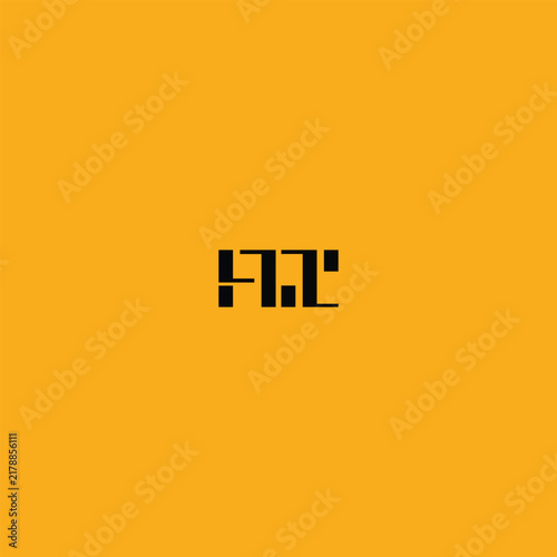 letters ax text logo design vector