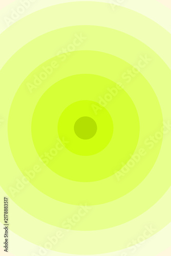 Abstract Green Concentric Circles Gradient Background